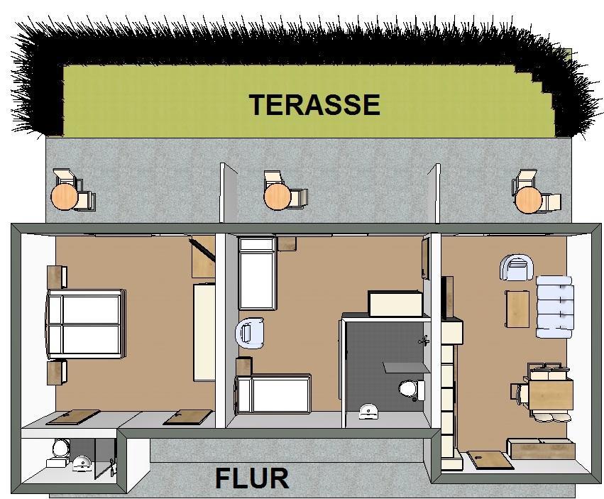 Ferienwohnung Irmgard Und Ferienwohnung Gerlinde 왈드브룬 외부 사진